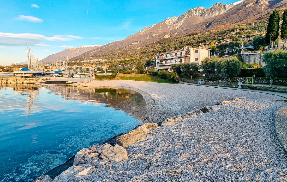 Spiaggia Acquafresca Brenzone Sul Garda Karte Der Str Nde