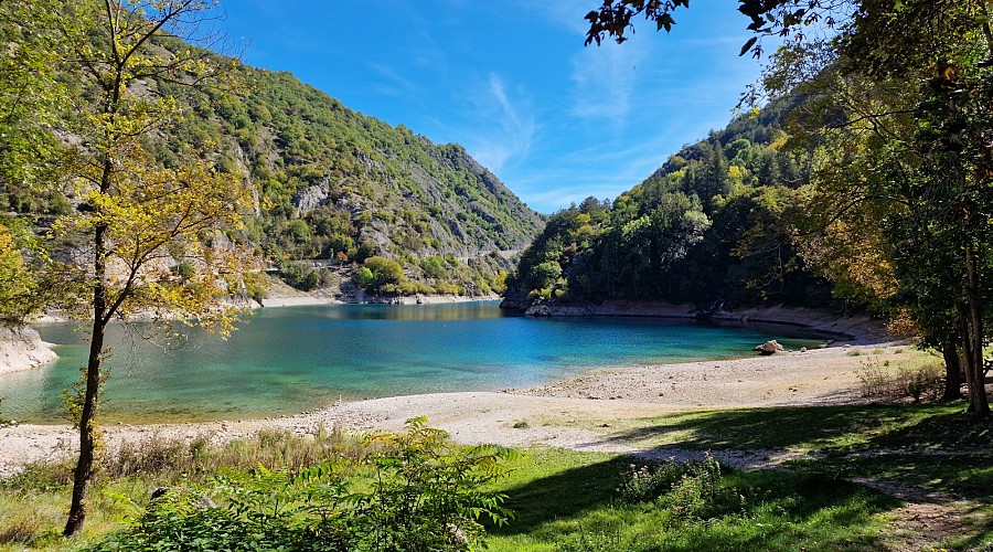 Spiaggia del Lago di San Domenico  - Villalago, L'Aquila <span class='provincia_scheda_link'>(provincia)</span>