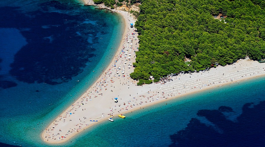 Spiaggia Corno d'Oro (Zlatni Rat)  - Bol, Spalatino-dalmata <span class='provincia_scheda_link'>(provinz)</span>