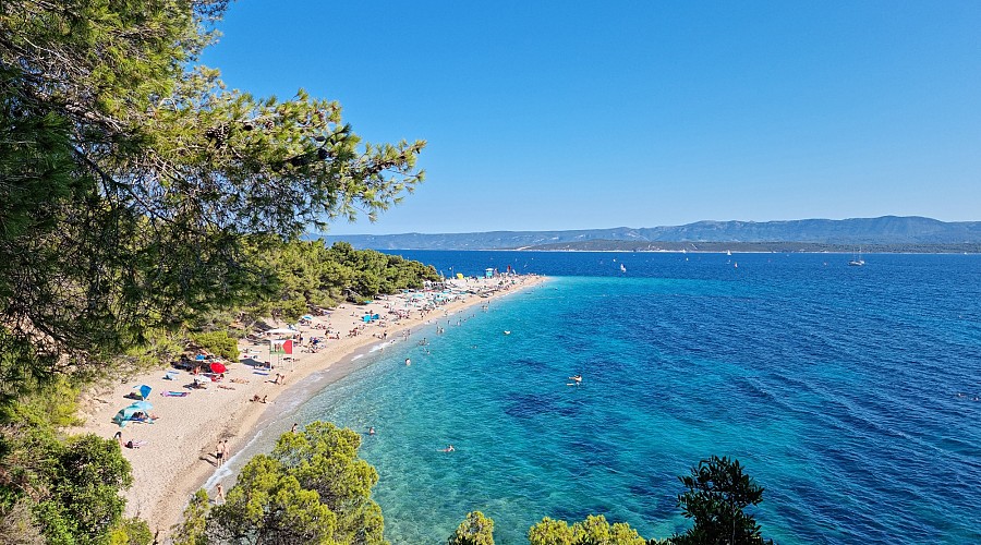 Spiaggia Corno d'Oro (Zlatni Rat)  - Bol, Spalatino-dalmata