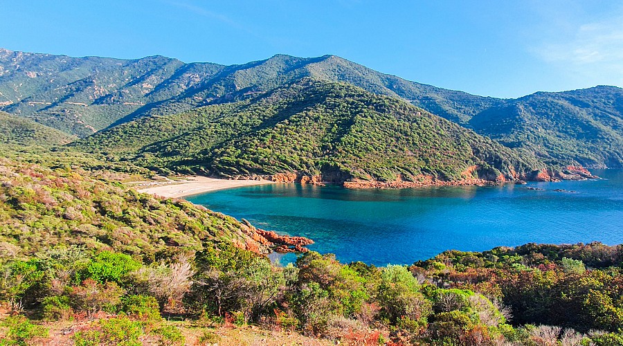 Plage de Tuara Girolata - Osani, Corsica del sud <span class='provincia_scheda_link'>(provincia)</span>