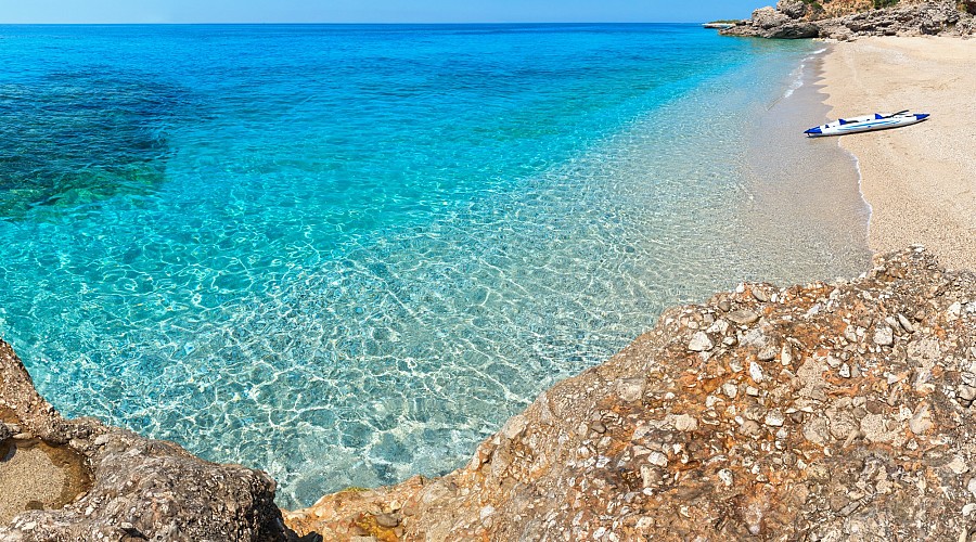 Spiaggia Drymades Beach Dhërmi - Himare, Valona <span class='provincia_scheda_link'>(provinz)</span>